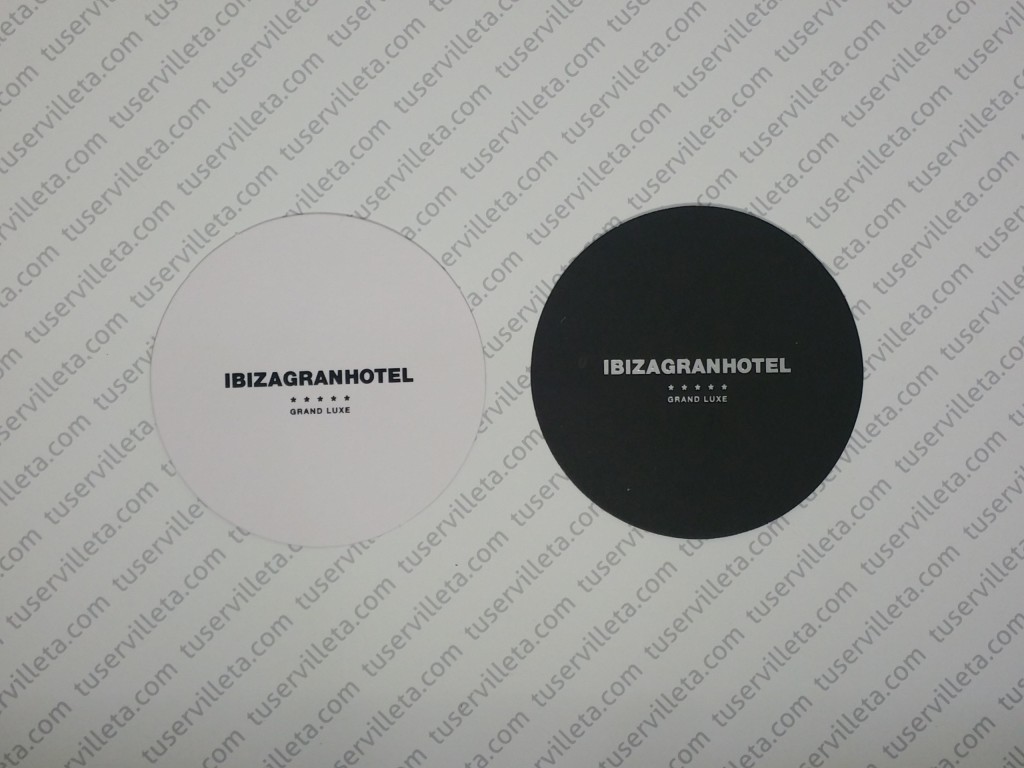Posavasos Impresos Ibiza Gran Hotel
