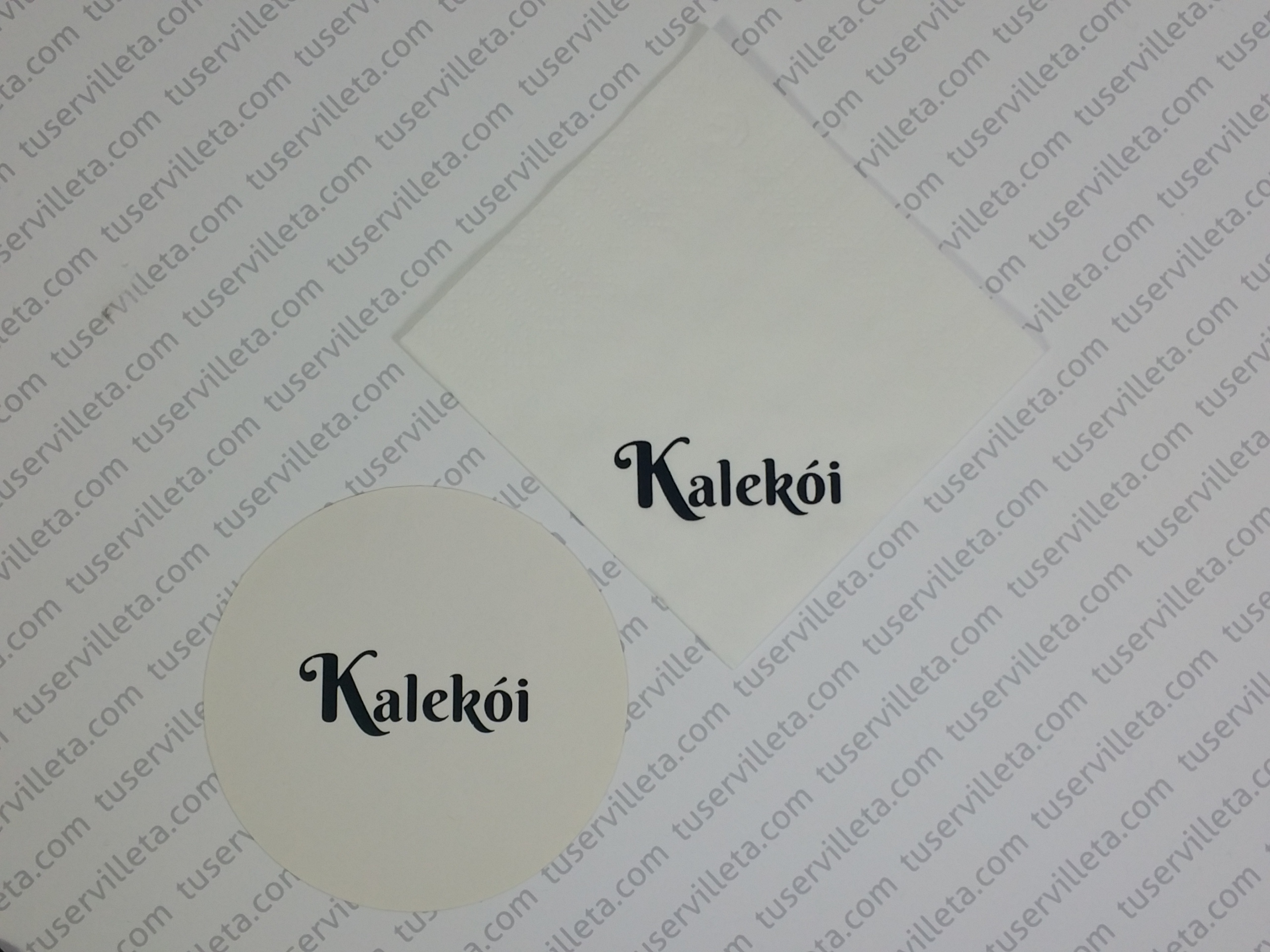 Servilletas y Posavasos Kalekói